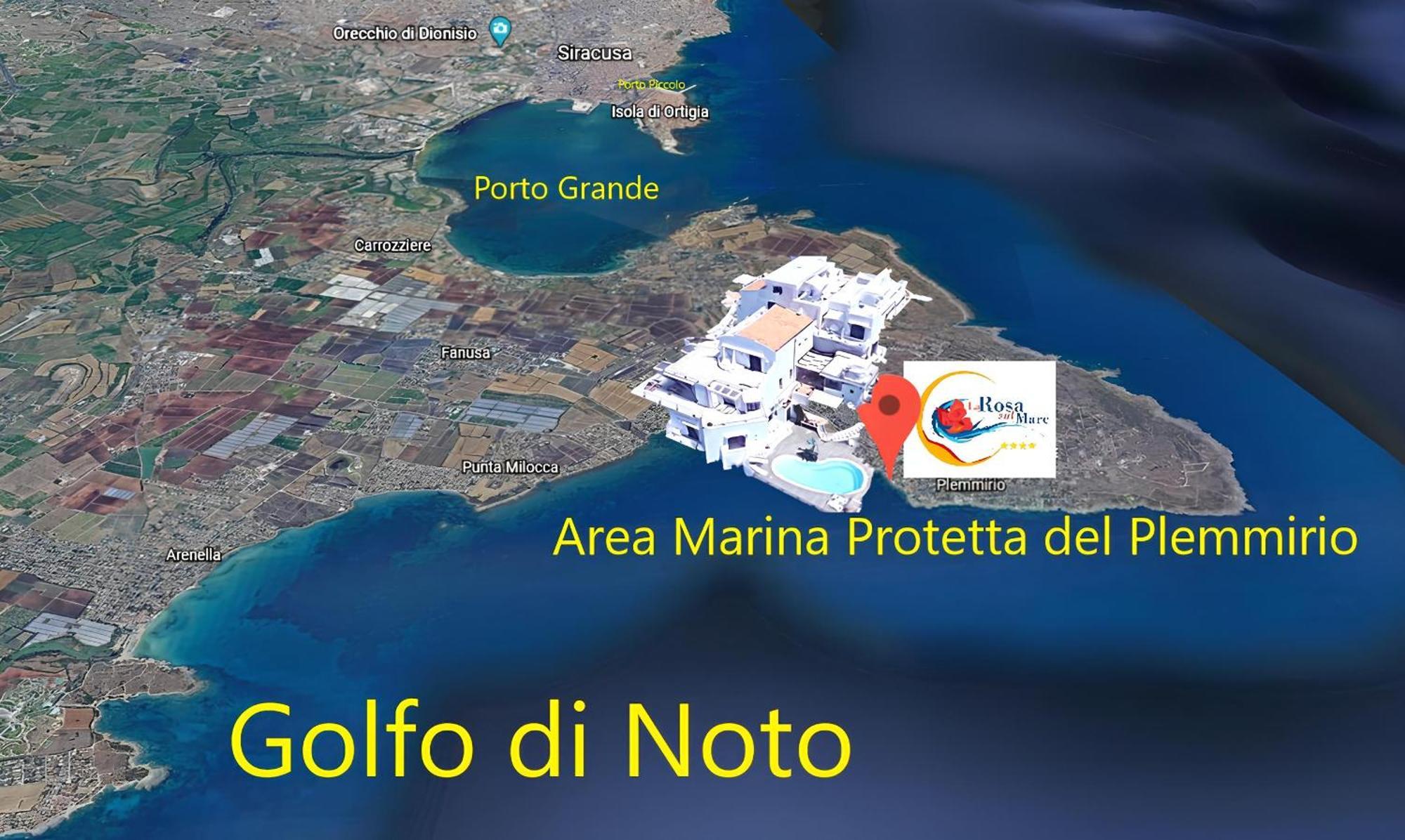 La Rosa Sul Mare Aparthotel Syracuse Ngoại thất bức ảnh